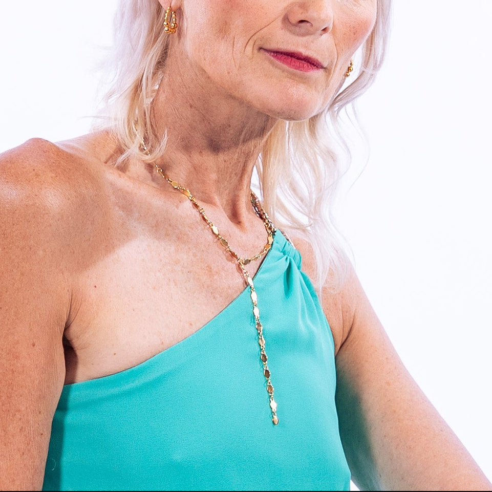 Collier Sautoir Maillons Ovales Doré
