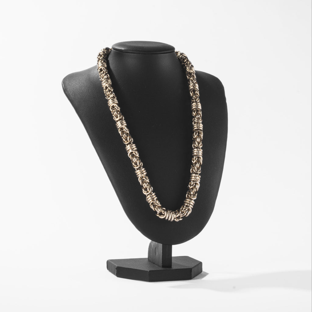 Collier Mailles Entrelacées Doré