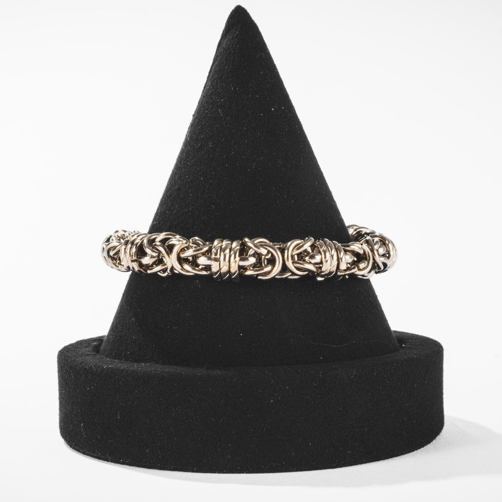 Bracelet Mailles Entrelacées Doré