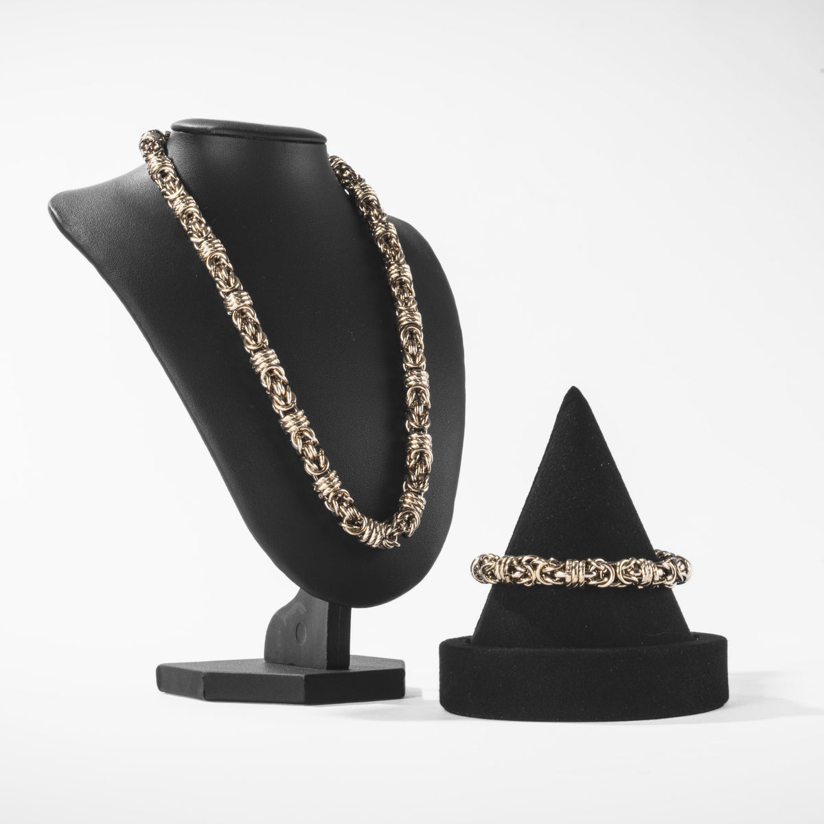 Collier Mailles Entrelacées Doré