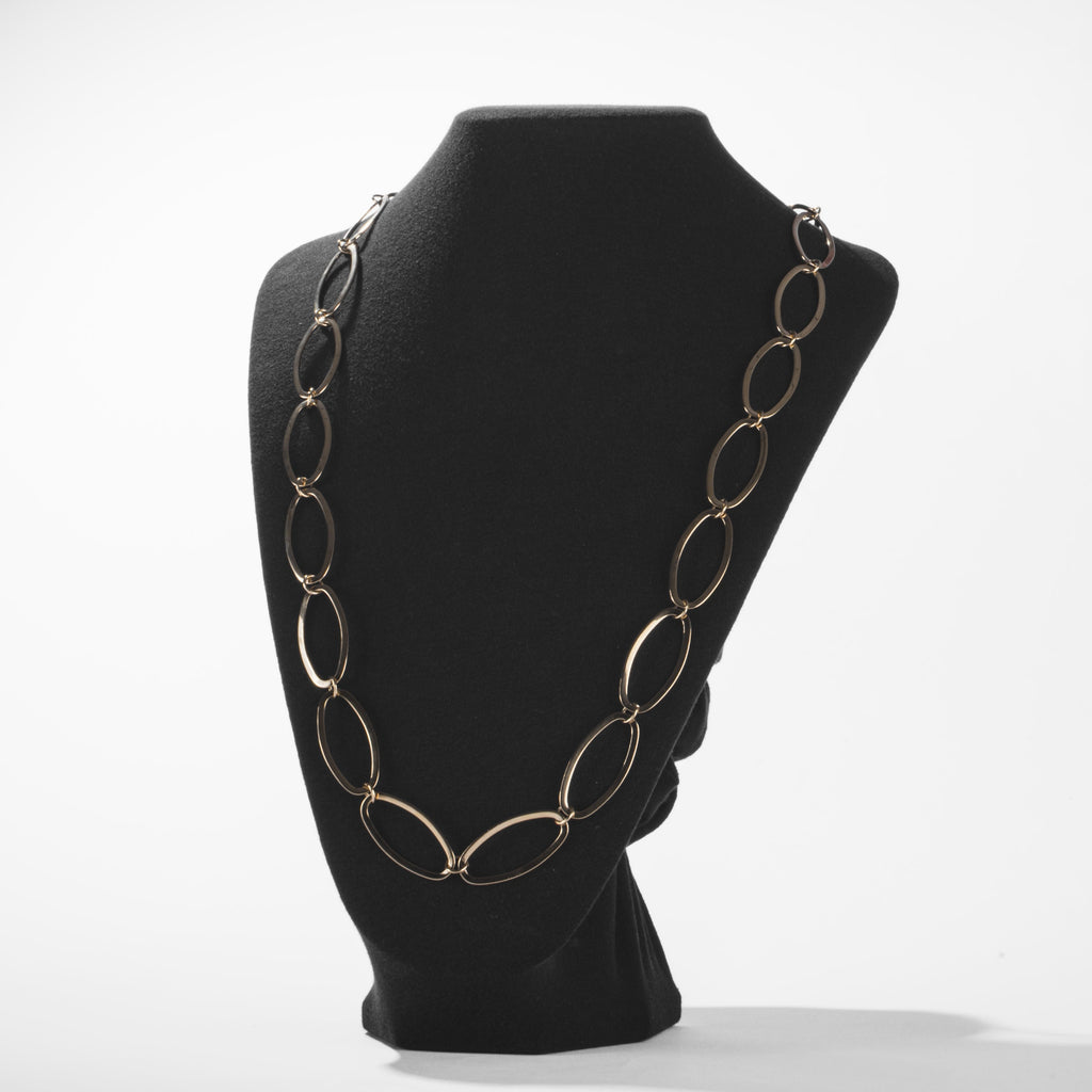 Collier Maillons Ovales Doré