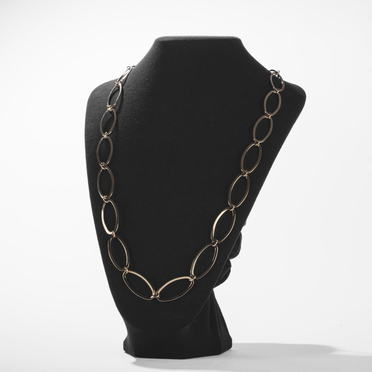 Collier Maillons Ovales Doré