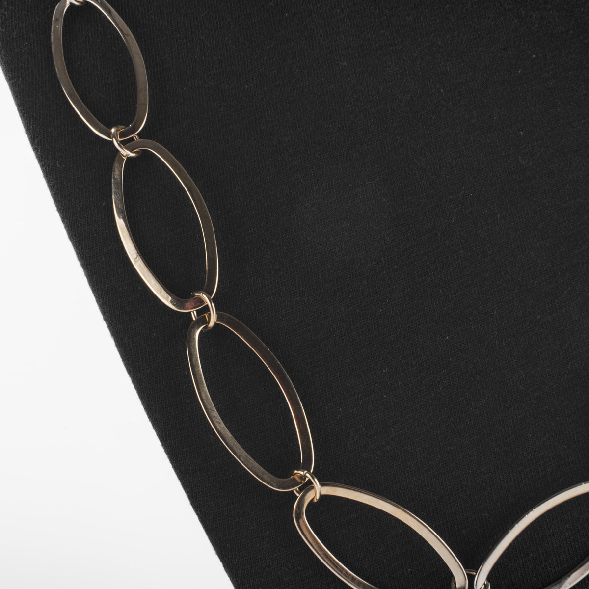 Collier Maillons Ovales Doré