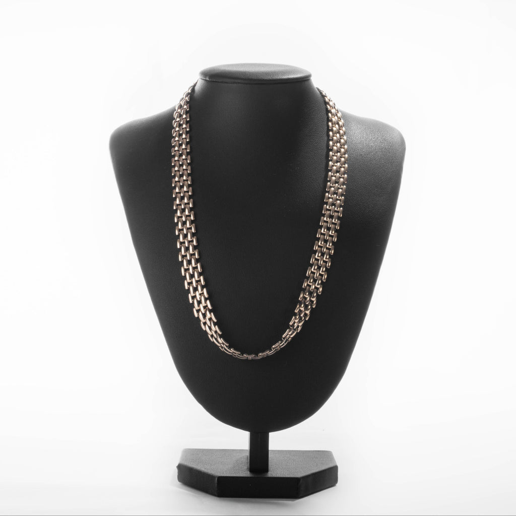 Collier Multirangs Mailles Dorées