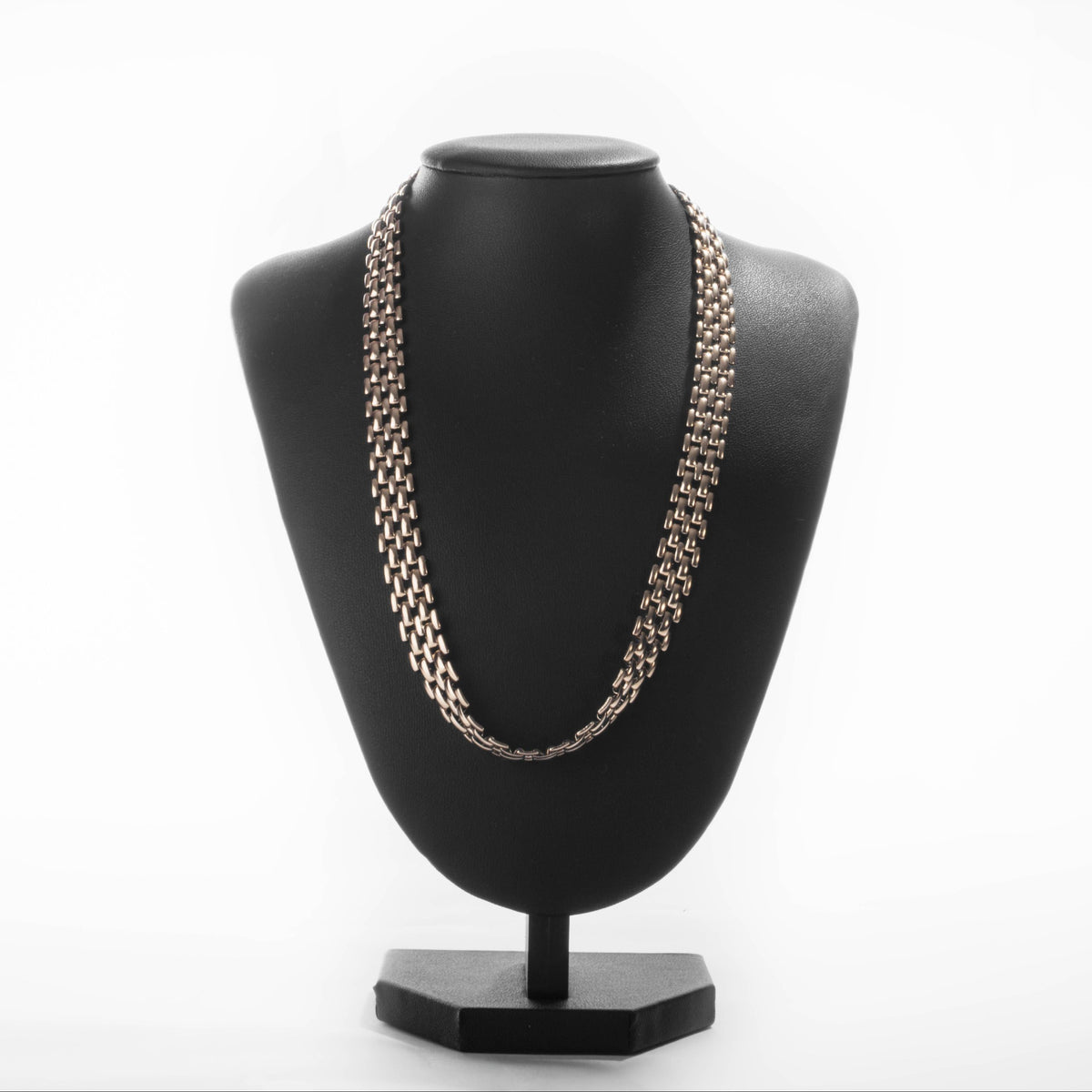 Collier Multirangs Mailles Dorées