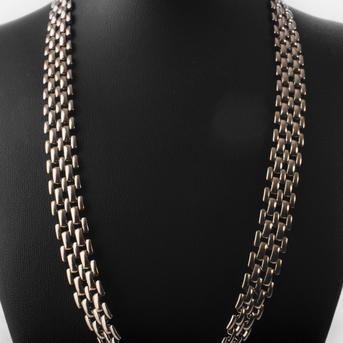 Collier Multirangs Mailles Dorées