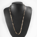 Collier Chaîne Maillons Rectangulaires Doré