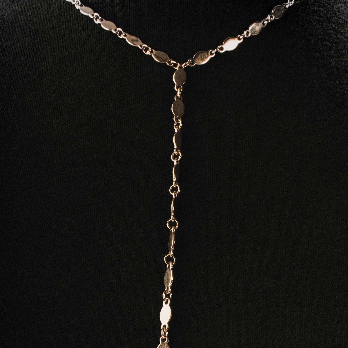 Collier Sautoir Maillons Ovales Doré