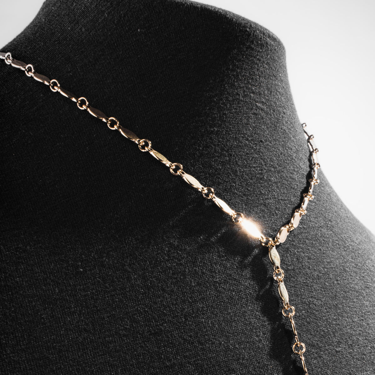 Collier Sautoir Maillons Ovales Doré