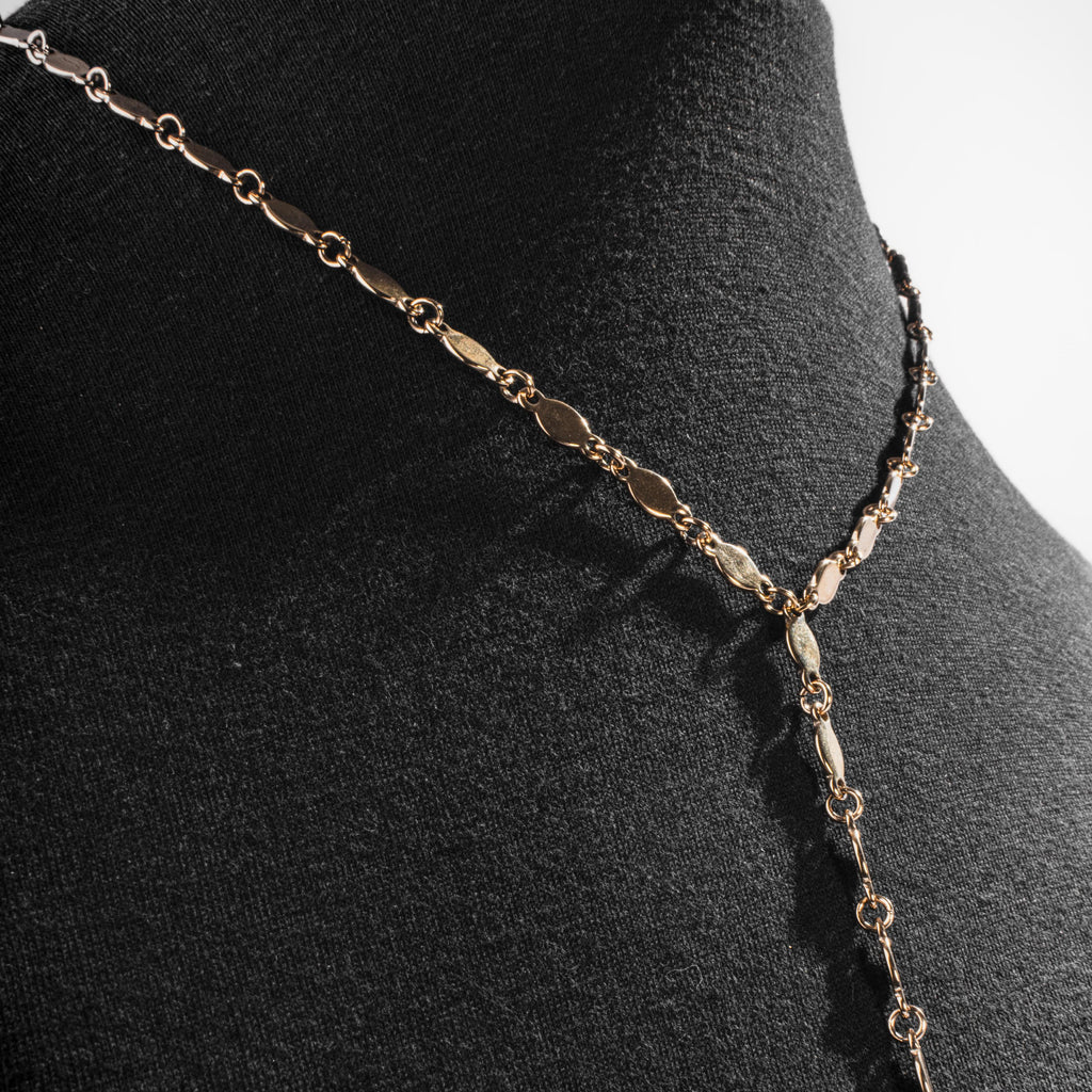Collier Sautoir Maillons Ovales Doré