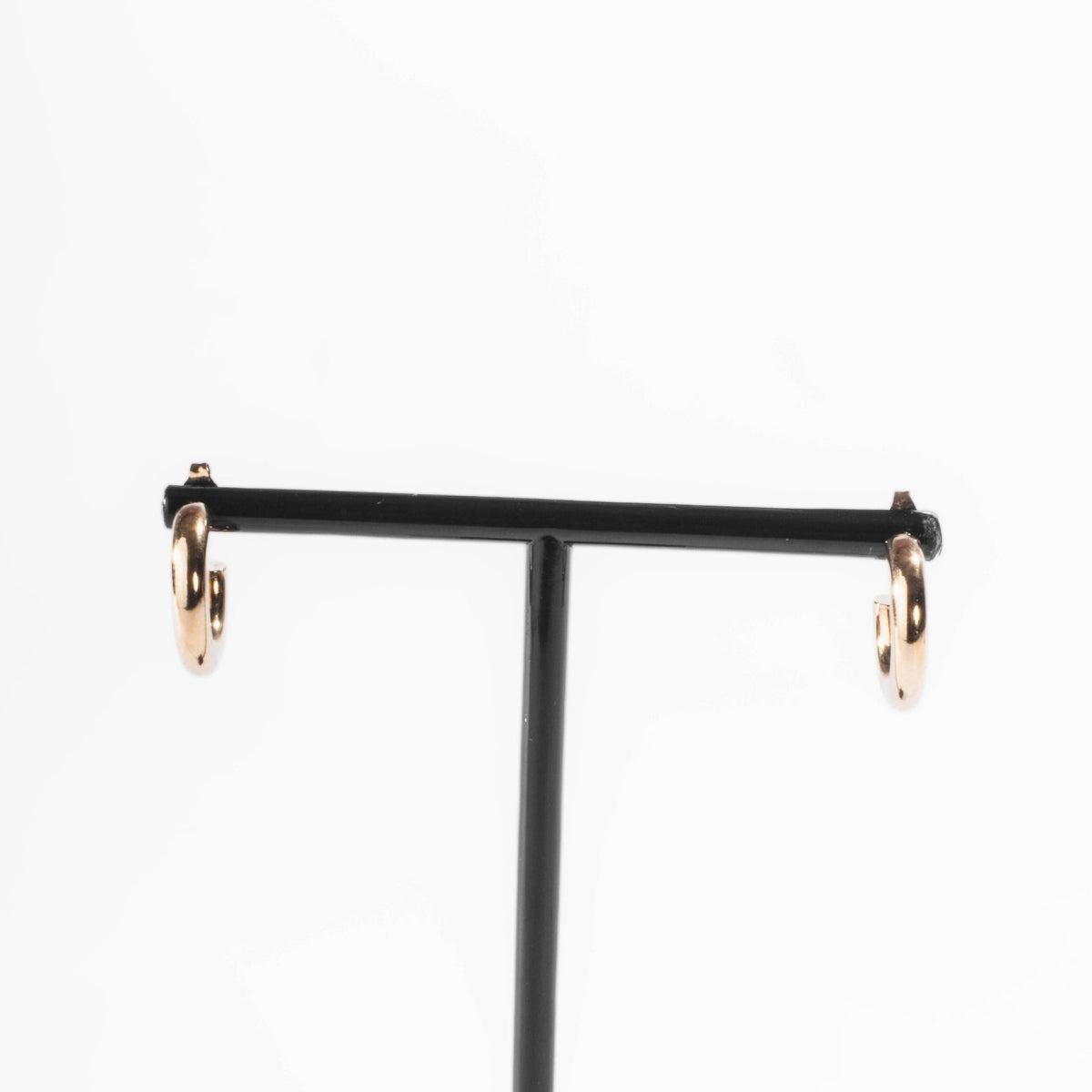 Boucles d’Oreilles Créoles Rondes Dorées