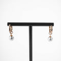 Boucles d’Oreilles Mini Créoles Perle Dorées