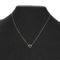 Collier doré cœur flèche